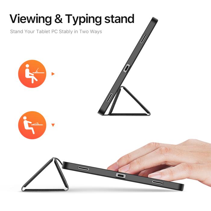 Bild 2, DUX DUCIS Galaxy Tab S11 Fodral DOMO Tri-Fold Svart