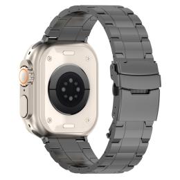 Apple Watch 41/40/38 mm Armband Steel Titanium Grå