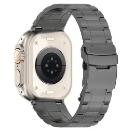 Apple Watch 41/40/38 mm Armband Steel Titanium Grå
