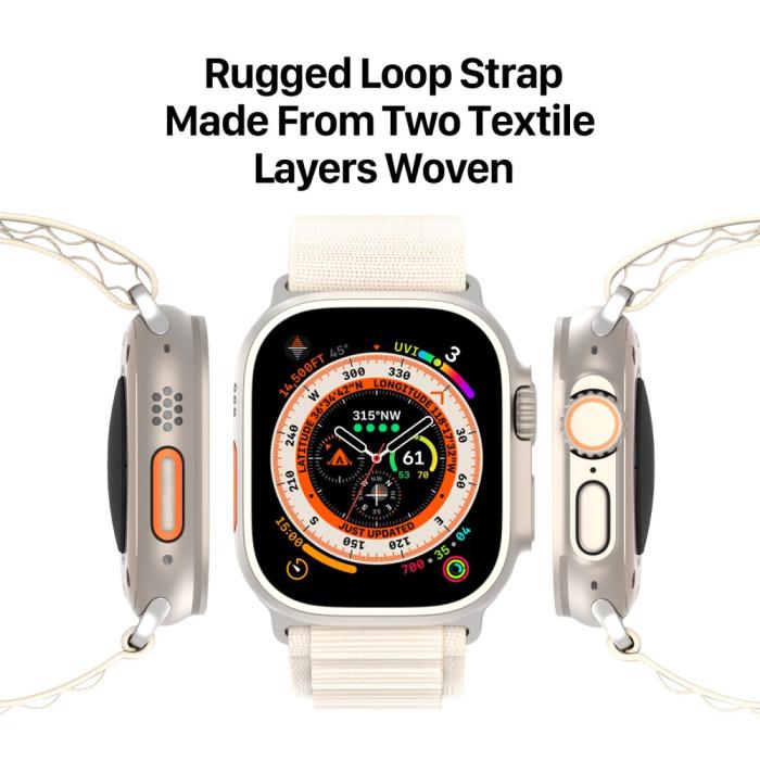 Bild 5, DUX DUCIS Apple Watch 42/44/45/49 mm Armband Polyester Pro