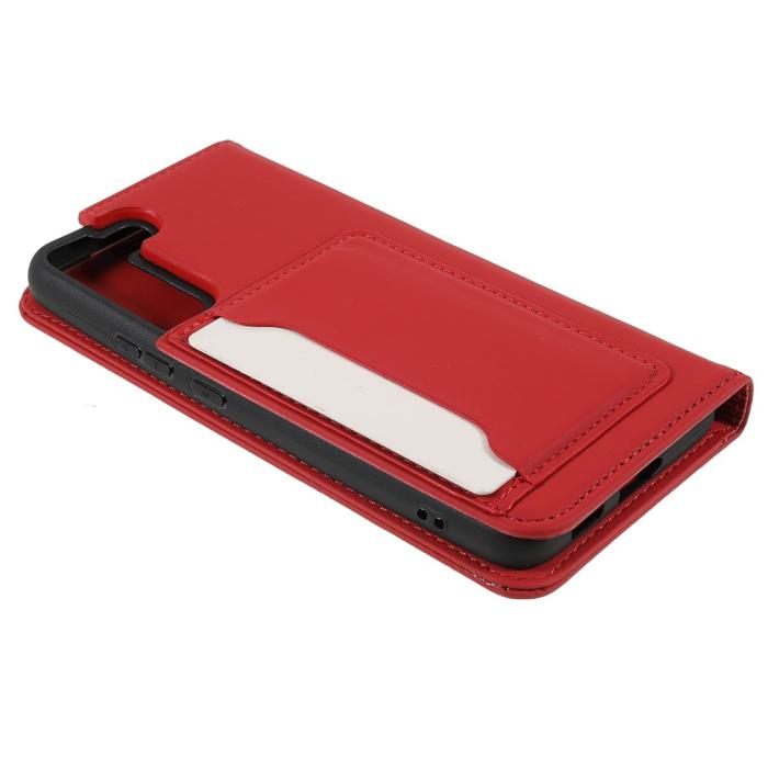 Bild 5, Samsung Galaxy S22 Plus Fodral Flip Med Kortfack Röd