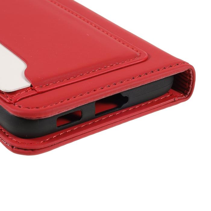 Bild 6, Samsung Galaxy S22 Plus Fodral Flip Med Kortfack Röd