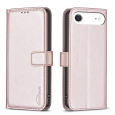 BINFEN iPhone Air Fodral L&auml;der Ros&eacute;guld