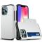 iPhone 13 - Hybrid Skal Med Kortfack - Vit
