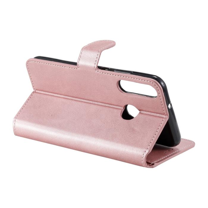 Bild 5, Huawei P40 Lite E - Plånboksfodral - Roséguld