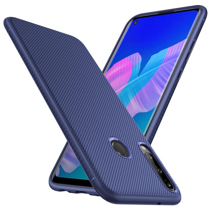 Bild 1, Huawei P40 Lite E - Jazz Twill Skal - Blå