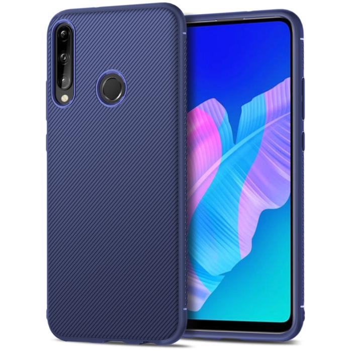 Bild 2, Huawei P40 Lite E - Jazz Twill Skal - Blå