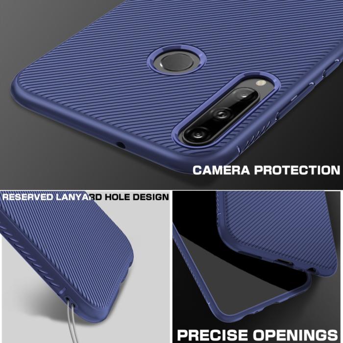 Bild 4, Huawei P40 Lite E - Jazz Twill Skal - Blå