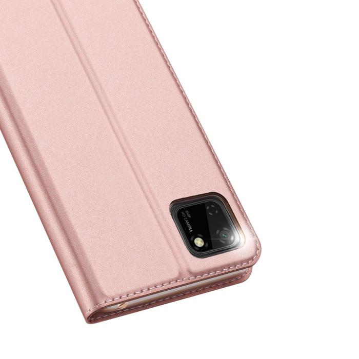 Bild 3, Huawei Y5p - DUX DUCIS Skin Pro Plånboksfodral - Roséguld