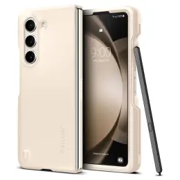 Spigen Galaxy Z Fold 5 Skal Thin Fit Pen Pearled Ivory