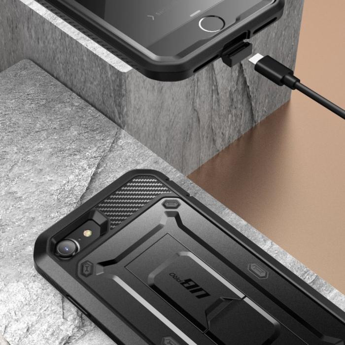 Bild 6, Supcase iPhone 7/8/SE Skal Unicorn Beetle Pro Svart