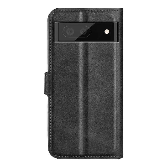 Bild 3, Google Pixel 6A Fodral Solid Läder Svart