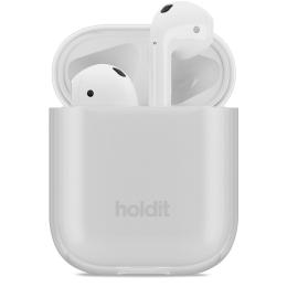 holdit Apple AirPods Nygård Skal Seethru Vit