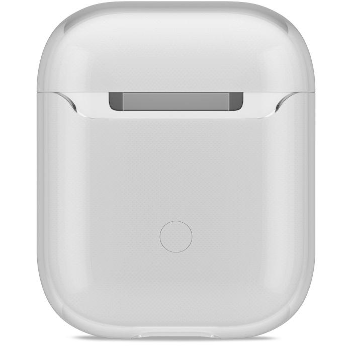 Bild 2, holdit Apple AirPods Nygård Skal Seethru Vit