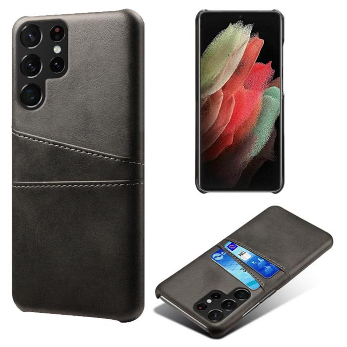 Bild 1, Samsung Galaxy S22 Ultra Skal Kortfack Svart