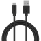 Smartline 1m 3A USB-C Laddningskabel Svart