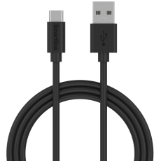 Smartline 1m 3A USB-C Laddningskabel Svart