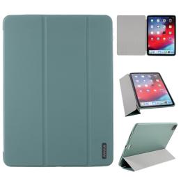 AMORUS iPad Air 2020/2022/2024 / Pro 11 2018/2020 Fodral Läder Tri-Fold Grön