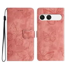 Sony Xperia 10 VII Fodral Fj&auml;ril Tryck Rosa