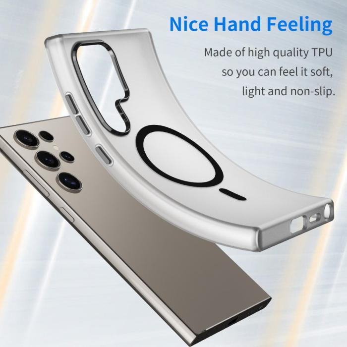 Bild 4, Samsung Galaxy S23 Ultra Skal MagSafe Slim Matt Svart
