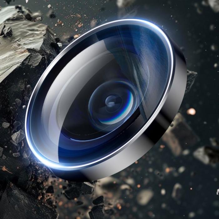 Bild 2, ESR iPhone 16 Pro / 16 Pro Max Linsskydd Armorite Svart
