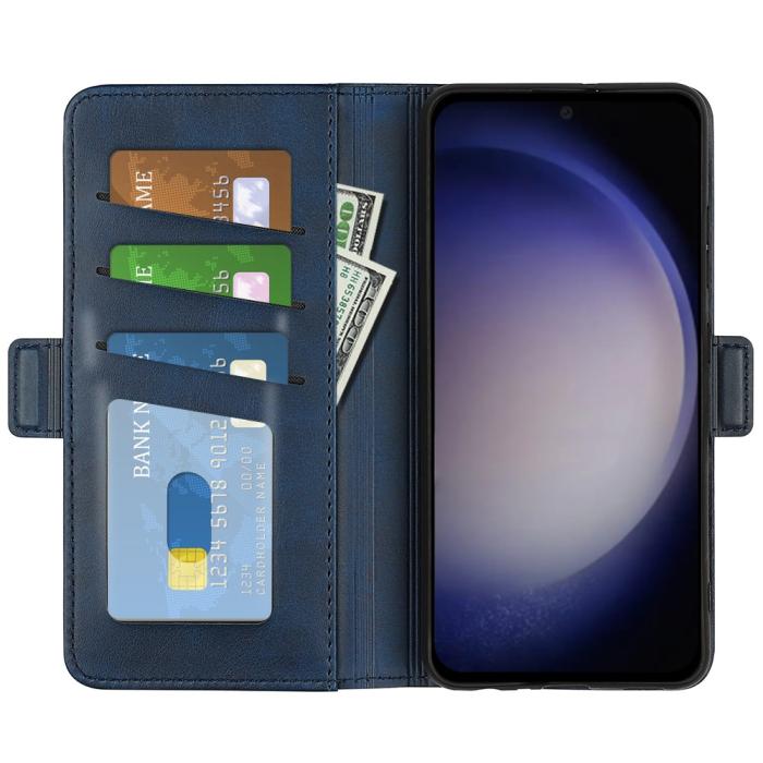 Bild 2, Samsung Galaxy S24 Fodral Med Magnetisk Stängning Blå