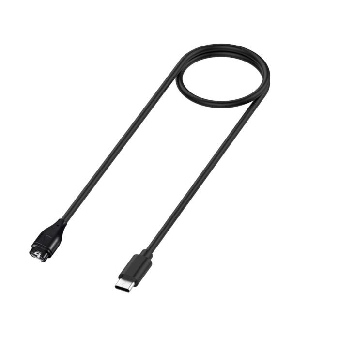 Bild 3, USB-C Laddningskabel 1m Garmin Smartwatch Svart