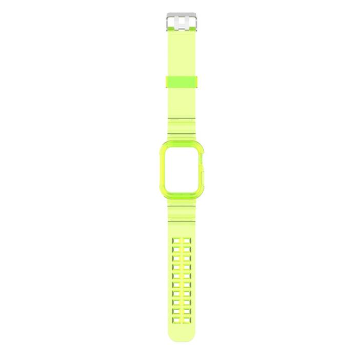 Bild 3, Apple Watch 38/40/41mm Kristall Skal/Armband Neon Gul