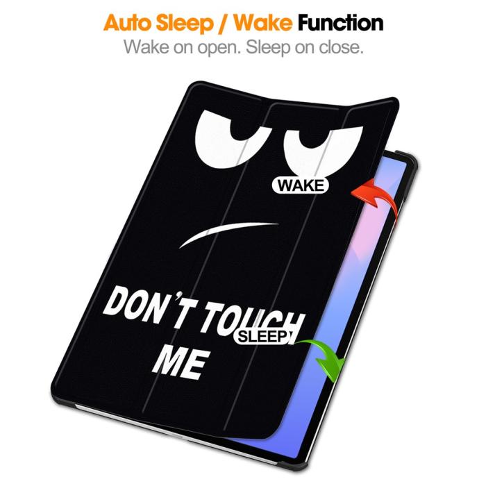 Bild 4, Samsung Galaxy S10 FE Plus Fodral Tri-Fold Dont Touch Me