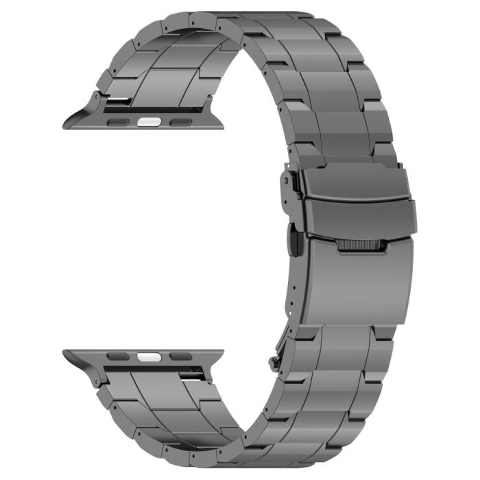Bild 3, Apple Watch 41/40/38 mm Armband Steel Titanium Grå