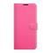 Samsung Galaxy S22 Plus Fodral Litchi Textur Rosa