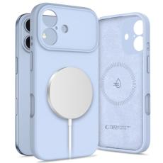Tech-Protect iPhone 17 Skal MagSafe Silikon Mist Blue