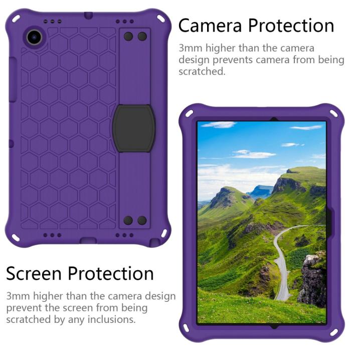 Bild 2, Galaxy Tab A8 10.5 Skal Honeycomb EVA Shockproof Kickstand