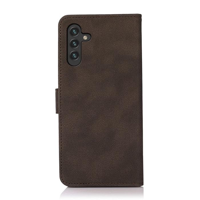 Bild 3, KHAZNEH Samsung Galaxy A04s / A13 5G Fodral Retro Läder Brun