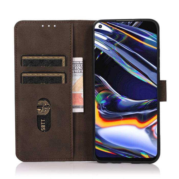 Bild 4, KHAZNEH Samsung Galaxy A04s / A13 5G Fodral Retro Läder Brun