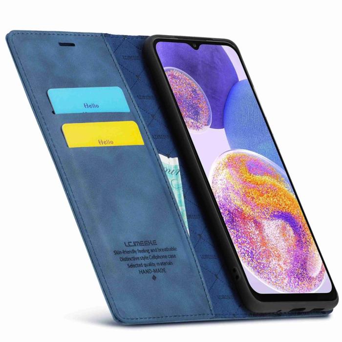 Bild 2, LC.IMEEKE Samsung Galaxy A23 5G Fodral Flip Läder Blå