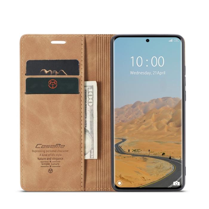 Bild 3, CASEME Redmi Note 14 Pro/Pro Plus 5G Fodral Flip Retro Läder