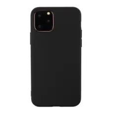 iPhone 15 Pro Skal Frostad TPU Svart