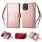 iPhone 11 - 9-korts 2in1 Magnet/Fodral - Roséguld