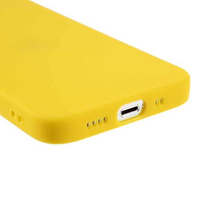 Bild 5, iPhone 13 - Matt TPU Skal - Gul