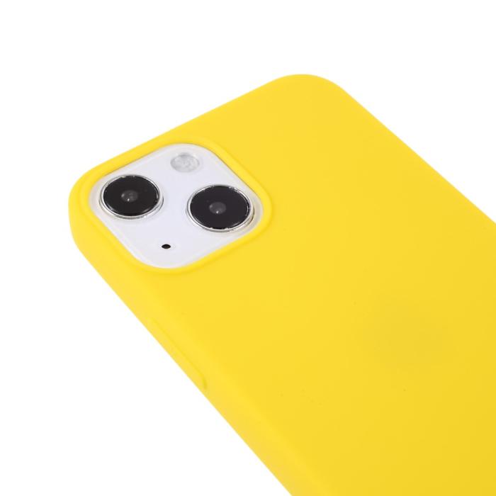 Bild 6, iPhone 13 - Matt TPU Skal - Gul