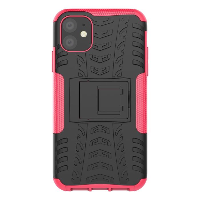 Bild 3, iPhone 11 - Ultimata stöttåliga skalet med stöd - Rosa