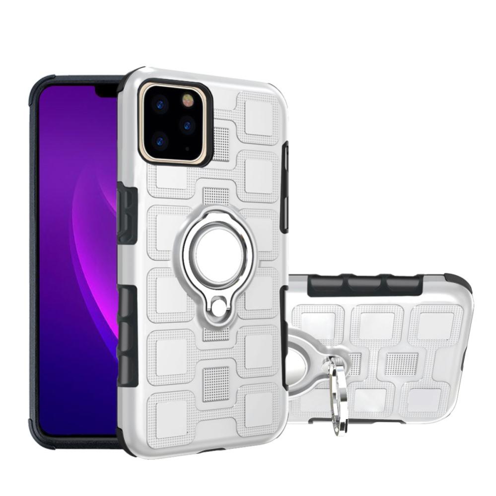 Köp iPhone 11 Pro Max - Ring Skal - Funkar med magnethållare - Silver ...