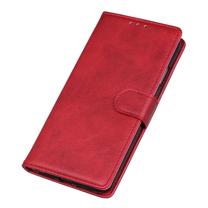 Bild 6, Xiaomi Redmi Note 11 4G Fodral Solid Läder Röd