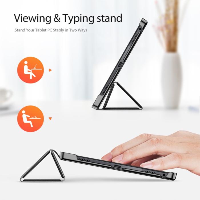 Bild 2, DUX DUCIS Lenovo Tab P11 Gen 2 Fodral DOMO Tri-Fold Svart