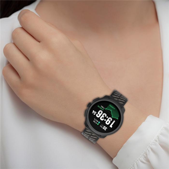 Bild 5, Klockarmband 22 mm Quick Release Silikon Svart