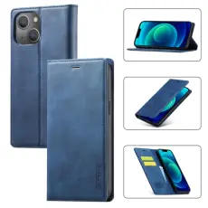 LC.IMEEKE iPhone 14 Plus Fodral Flip Bl&aring;