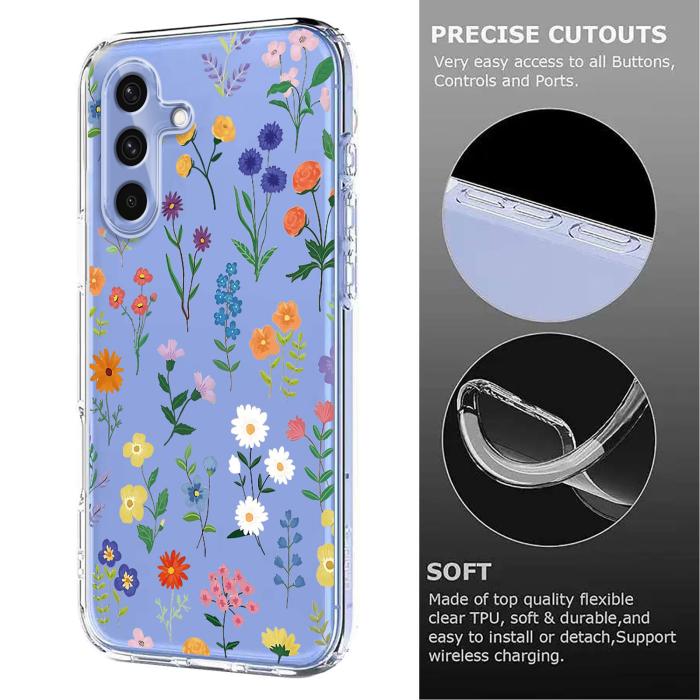 Bild 6, Samsung Galaxy A57 5G Skal Med Tryck Blommor