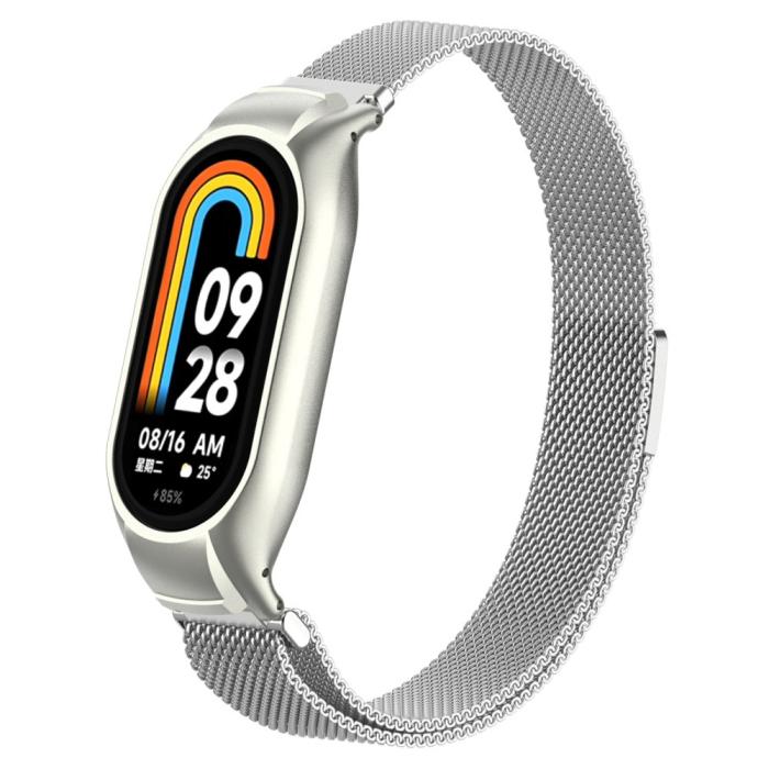 Bild 3, Xiaomi Smart Band 9/8 Armband Milanese Loop Metall Silver