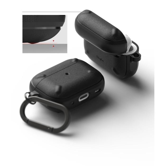 Bild 3, Ringke Apple AirPods Pro 1/2 Skal Onyx Svart